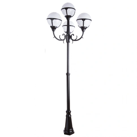 Парковый светильник Arte Lamp MONACO A1497PA-4BK фото 1