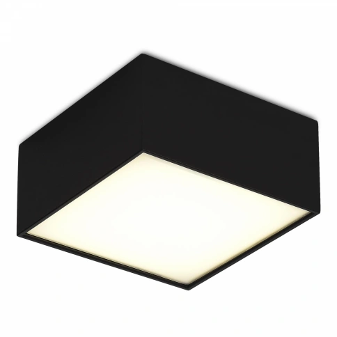 ST608.442.12 Светильник потолочный Черный LED 1*12W 4000K 1 080Lm Ra>90 120° IP20 L120xW120xH55 180- фото 1