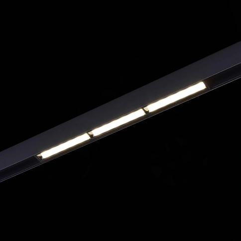 ST804.446.18 Магнитный трековый светильник Черный LED 1*18W 4000K 1 100Lm Ra>90 120° IP20 L330xW22xH фото 1