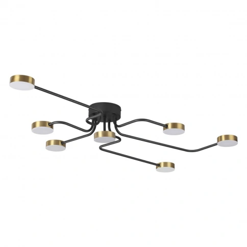 6532/99CL LEDIO LN23 220 чёрный, латунь Люстра потолочная LED 100W 3000-6000K 4547Лм 220V FLINT фото 2