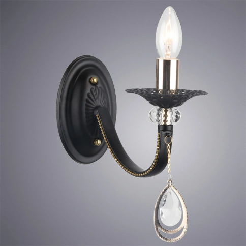 Бра Arte Lamp DALLAS A8540AP-1BK фото 1