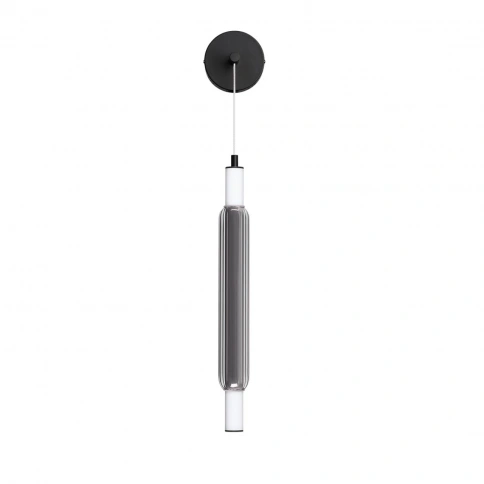 6556/15WL LEDIO LN25 237 черный/дымчатый/металл/акрил, стекло Бра LED 15W 4000К 220V TRENDY фото 2