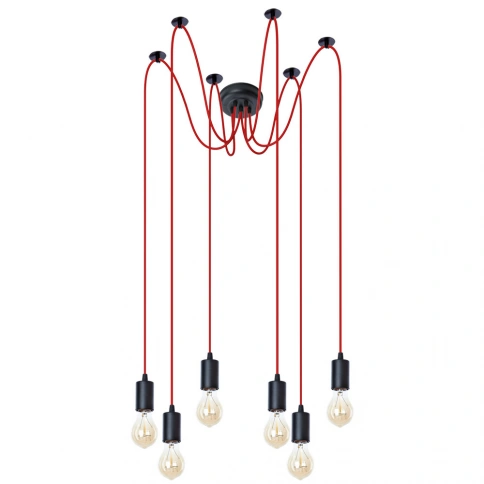 Подвесная люстра Arte Lamp BENDER A4322SP-6RD фото 1