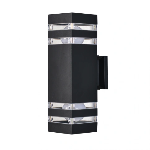 Уличный настенный светильник Arte lamp HEATHER A4413AL-2BK фото 1