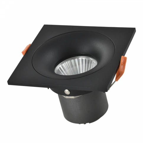 ST259.438.10 Св-к встр. Черный LED 1*10W 3000K 700Lm Ra>90 60° IP44 L100xW100xH66 85-265V фото 1