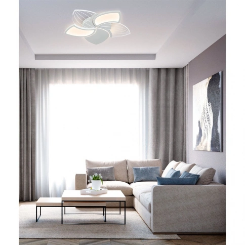Потолочный cветильник LED4U L1044-550 WH фото 2