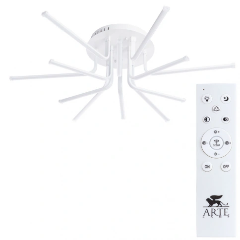 Потолочная люстра Arte Lamp STICK A6207PL-12WH фото 1