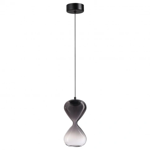 5092/4LA PENDANT ODL25 415 черный/дымчатый градиент/прозрачн./металл/стекло Подвес LED 4W 4000K 388Л фото 2
