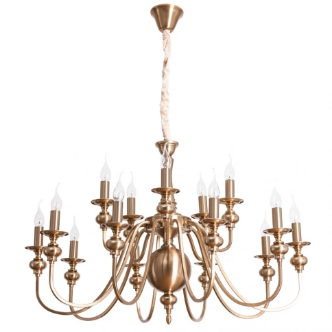 Подвесная люстра Arte Lamp PASSONI A6097LM-15PB фото 1