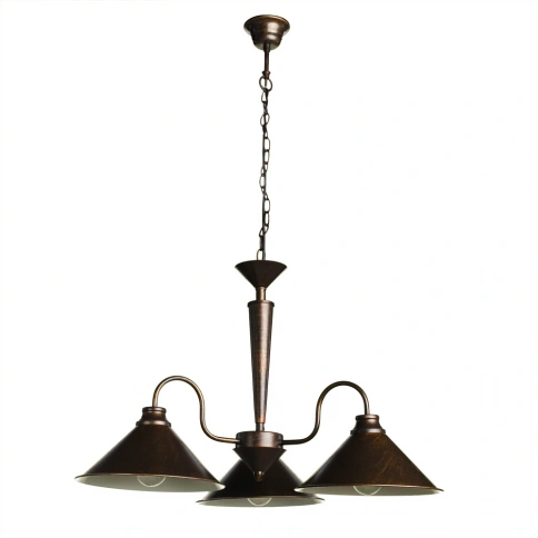 Подвесная люстра Arte Lamp BEVEL A9330LM-3BR фото 1