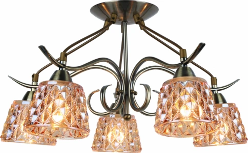Потолочная люстра Arte Lamp LUCIANA A6185PL-5AB фото 1