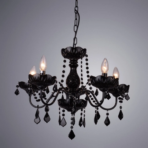 Подвесная люстра Arte Lamp ODILLIA A8918LM-5BK фото 1