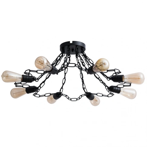 Потолочная люстра Arte Lamp RIVERRUN A9344PL-8BK фото 1