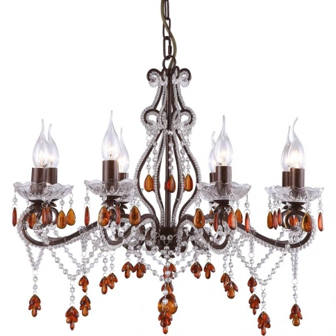 Подвесная люстра Arte Lamp DECORATO A1715LM-8BR фото 1