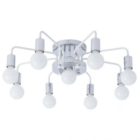 Потолочная люстра Arte Lamp GELO A6001PL-9WH фото 1