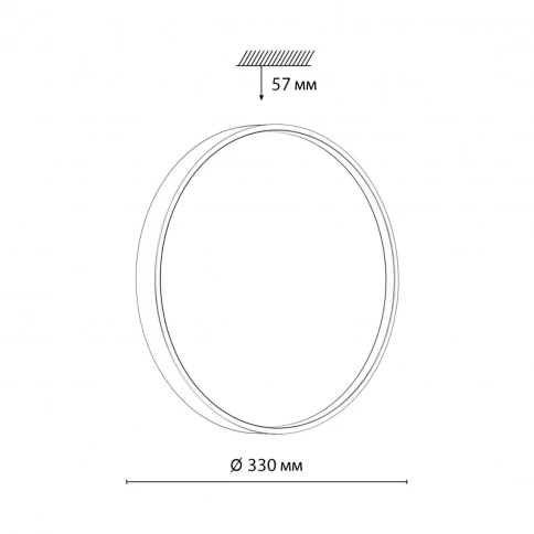 7745/CL COLOR SN 127 Светильник светодиодный потолочный пластик/белый/синий LED 30Вт 4000К D330 IP43 фото 1
