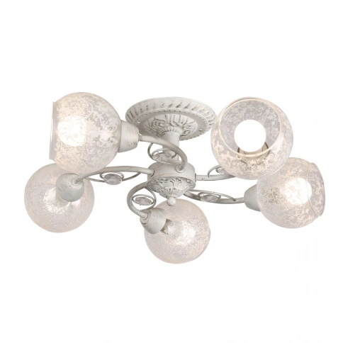 Потолочная люстра Arte Lamp CRISTY A5028PL-5WH фото 1
