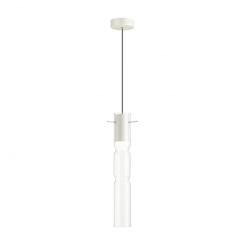 5059/5LB PENDANT ODL24 459 белый/прозрачный/металл/стекло Подвес LED 5W 3000K SCROW фото 1