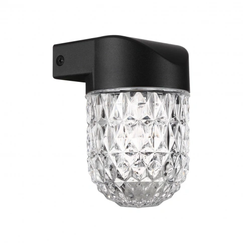 359295 STREET NT24 000 черный Светильник ландшафтный настенный IP65 LED 7W 4000K 175-265V ESTIMA фото 1