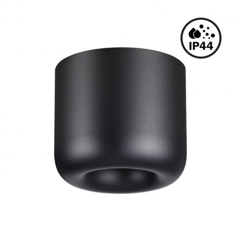 359440 OVER NT24 320 черный Светильник накладной влагозащищённый IP44 LED 10W 220-240V 3000K 650Лм L фото 1