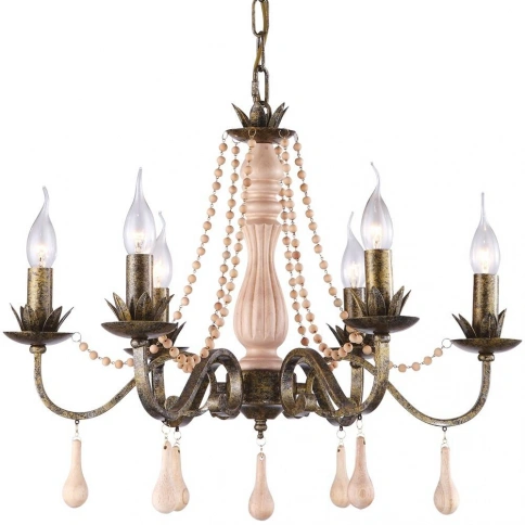 Подвесная люстра Arte Lamp ROSARIO A1832LM-6GA фото 1