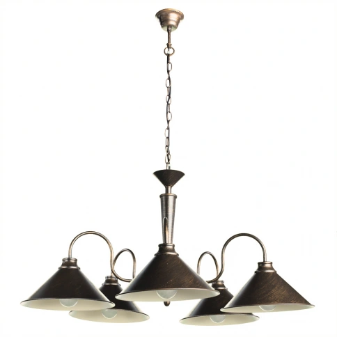 Подвесная люстра Arte Lamp BEVEL A9330LM-5BR фото 1