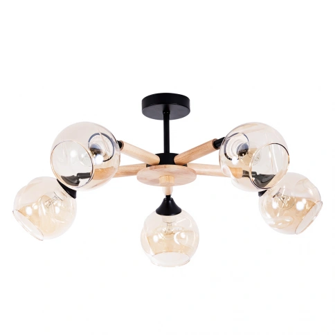 Потолочная люстра Arte Lamp BRANSON A4370PL-5BR фото 1