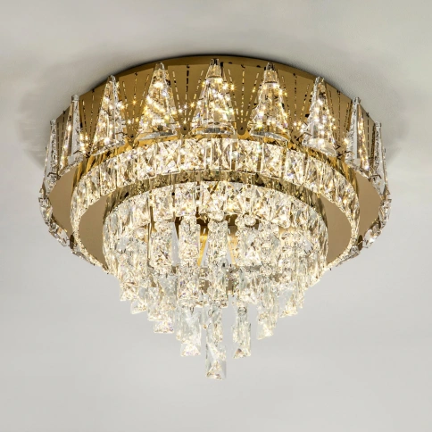 Потолочная люстра LED4U L9437-500 GD с функцией УД фото 2