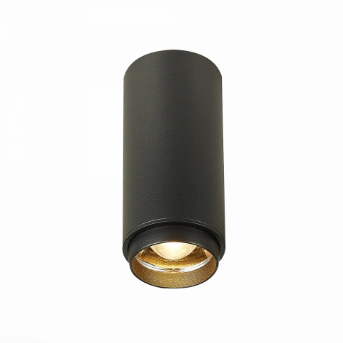 ST600.432.10 Светильник потолочный Zoom Черный LED 1*10W 3000K 1 000Lm Ra>80 15-60° IP20 D59xH130 17 фото 1
