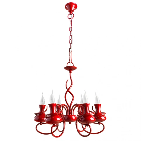 Подвесная люстра Arte Lamp VASO A6819LM-6RD фото 1
