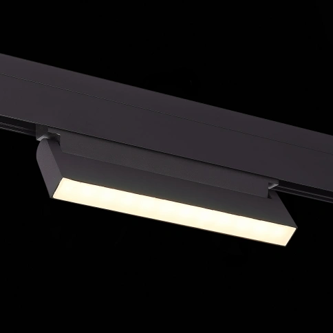 ST363.446.12 Магнитный трековый светильник Черный LED 1*12W 4000K 720Lm Ra>90 120 IP20 L219xW22xH108 фото 1