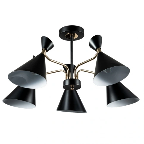 Потолочная люстра Arte Lamp WELLINGTON A2711PL-5BK фото 1