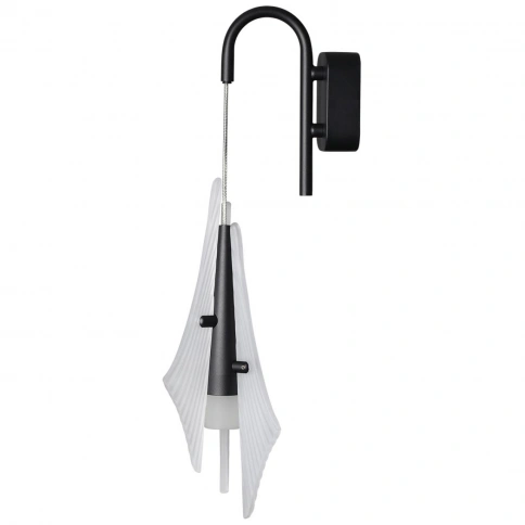 5442/6WLA L-VISION ODL_EX26 черный/бел.матовый/металл/стекло/акрил Бра LED*6W 3000K 633Лм AFALINA фото 4