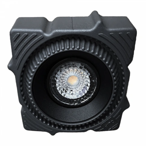 ST753.438.07 Св-к встр. светодиодный в натяжной ПВХ потолок Черный LED 1*7W 3000K 560Lm Ra80 60° IP2 фото 1