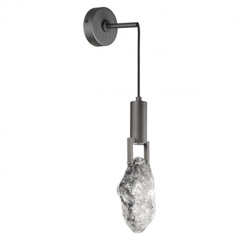 6695/5WL MIDCENT ODL24 339 Настенный светильник брашир. черный/металл/стекло IP20 LED 5W 200Лм 3000K фото 2