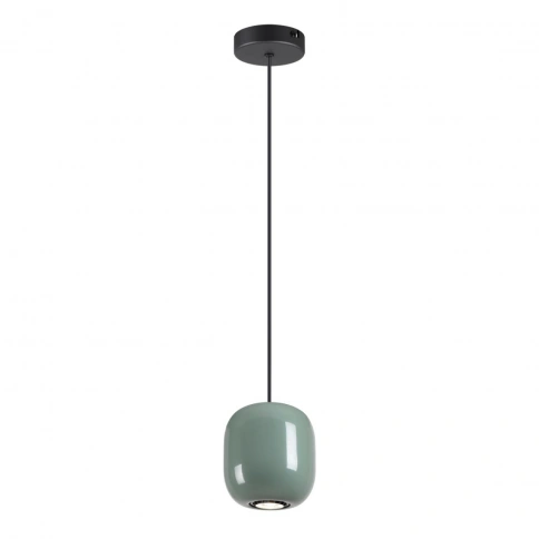 5053/1C PENDANT ODL24 447 черный/зеленый/металл Подвес GU10 LED 4W OVALI фото 2