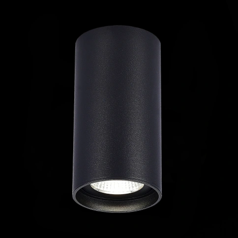 ST157.442.15 Светильник потолочный Черный LED 1*15W 4000K 1 200Lm Ra>90 60° IP44 D75xH140 220-265V фото 1
