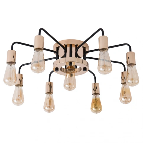 Потолочная люстра Arte Lamp GELO A6001PL-9BK фото 1
