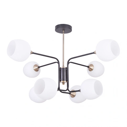 Люстра на штанге Arte Lamp SKAT A3564PL-8BK фото 1