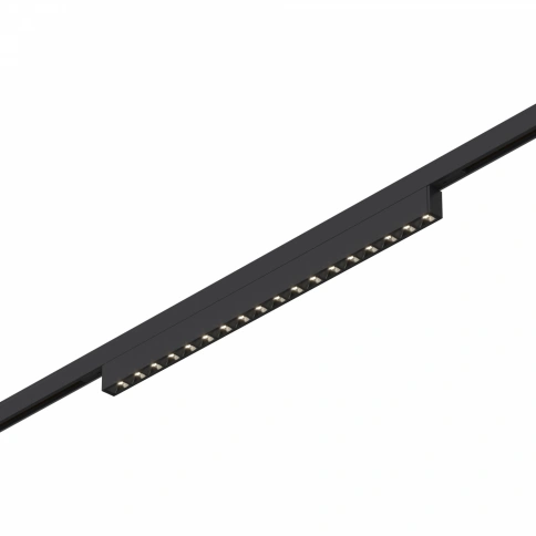 ST666.446.15 Магнитный трековый светильник Черный LED 1*15W 4000K 640Lm Ra>90  IP20 L292xW10xH18 24V фото 1