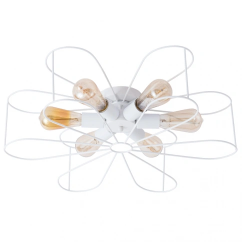 Потолочная люстра Arte Lamp CAMOMILLA A6049PL-6WH фото 1