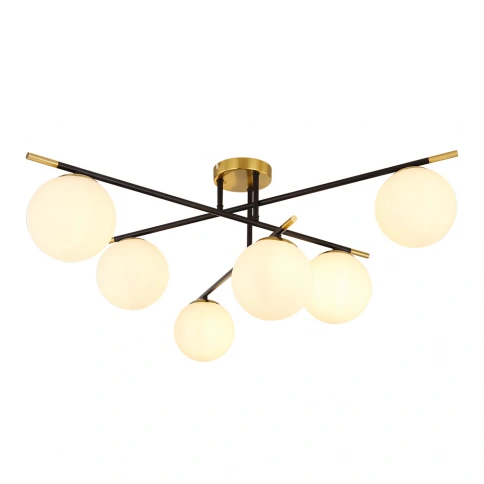 Потолочная люстра Arte Lamp ALCOR A2224PL-6BK фото 1