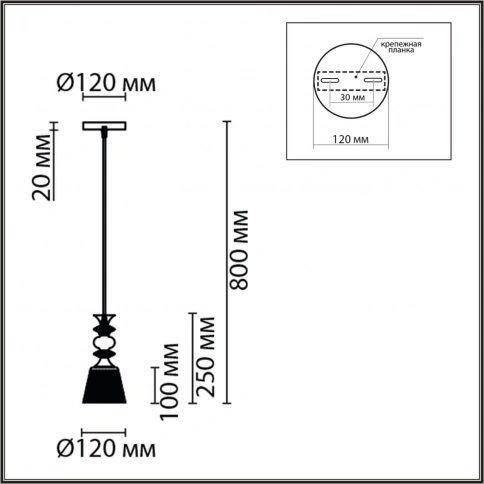 8049/1A SUSPENTIONI LN25 308 хром/прозрачный металл/стекло Подвесной светильник E27 1*60W 220V MANOL фото 1