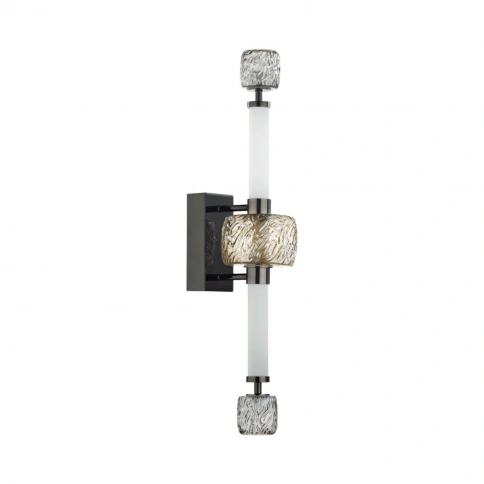5427/28WL L-VISION ODL_EX24 131 черный хром/белый/дымчатый/коньячный/металл/стекло/акрил Бра LED 28W фото 2