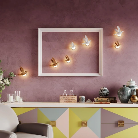 4310/3WLA HIGHTECH ODL22 367 белый гипс Настенный светильник (ПРАВ.) IP20 LED 3W 122Лм 3000K COLOMBE фото 2