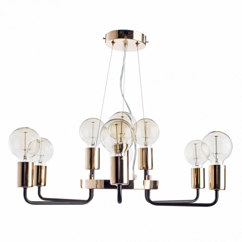 Подвесная люстра Arte Lamp GELO A6001LM-9BK фото 1