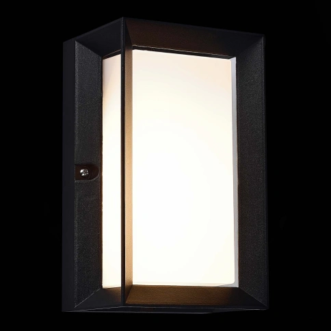 SL077.411.01 Светильник уличный настенный ST-Luce Черный/Белый LED 1*6W 3000K фото 1