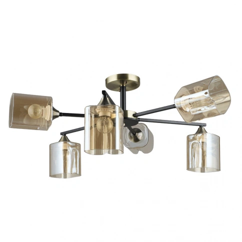 Потолочная люстра Arte Lamp MERCI A4185PL-6BK фото 1