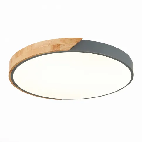 SLE200972-01 Светильник потолочный Серый, Светлое дерево/Белый LED 1*45W 3000K/4000K/6000K фото 2