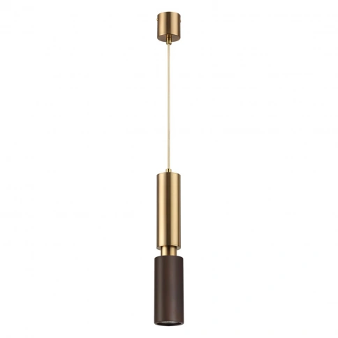 7062/1A MINIMA ODL25 237 Подвесной светильник темное дерево/металл IP20 GU10 LED 7W 220V CAUCHO фото 2